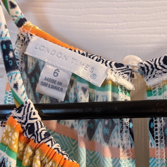 EUC London Times Halter Printed Tiered Maxi Dress - Picture 8 of 9